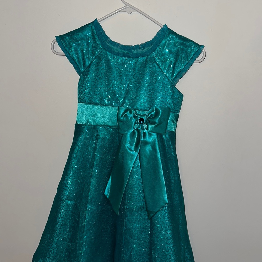 Sparkly blue dress Size 8